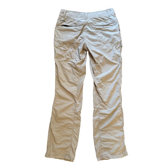 Size 6 Women's COLUMBIA Tan Utility Pants Hiking Travel Fitness Outdoors - Picture 2 of 11